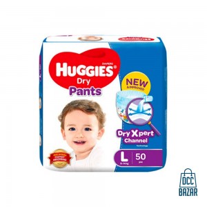 Huggies Dry Pants Baby Diaper L 9-14 kg 50pcs