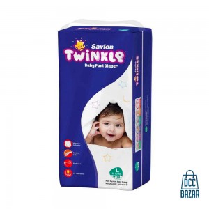 Savlon Twinkle Baby Pant Diaper (L) 8-15kg 34pcs