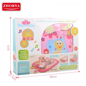 Baby Play Mat with Pillow Animal Print  