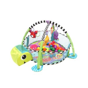 3-in-1 Baby Activity Gym & Ball Pit: Grow with Me Play Mat for Infants & Toddlers