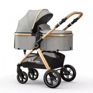  2 in 1 Standard Bassinet Stroller Carriage 