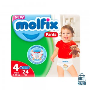 Molfix Baby Diaper Twin Pants (4 Maxi) 7-14Kg 24pcs