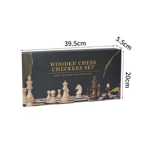4-in-1 Luxury Chess and Backgammon Set: Aluminum Case, Wooden Board