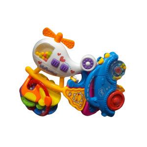 4-Piece Baby Sensory Rattle Set - Colorful, Educational Toys for Infants