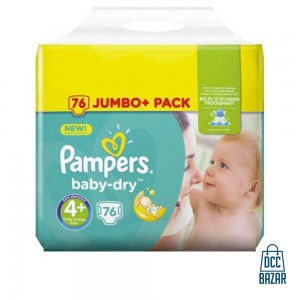 Pampers (UK) Baby – dry 4+ 10-15kg 76pcs