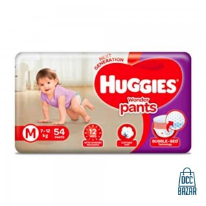 Huggies Baby Diaper WonderPants Pant M 7-12 kg 54 pcs