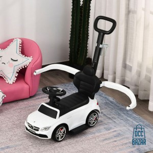 Ride On push Cars 4 in 1 Mercedes PC White/ Red