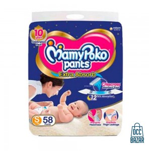 MamyPoko Pants Diaper S 4-8kg 58pcs