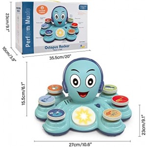 Baby Musical Learning Octopus Toys for Toddlers