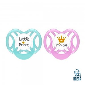 Symmetric Silicone Soother 0-6 mths