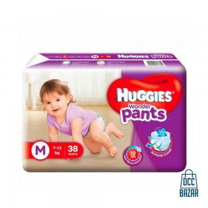 Huggies Baby Diaper WonderPants Pant M 7-12 kg 38 pcs