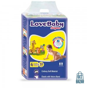 Love Baby Diaper Belt 4 Maxi 7-18 kg 50 pcs