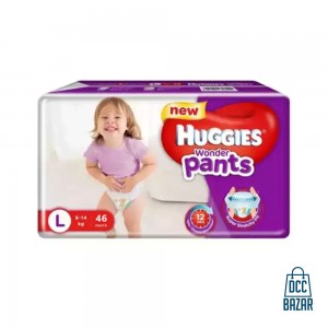 Huggies Baby Diaper WonderPants Pant L 9-14 kg 46 pcs