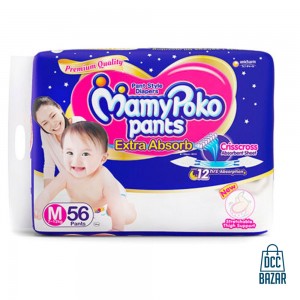 MamyPoko Pants Diaper M 7-12kg 56pcs