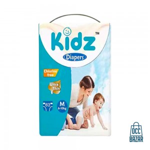 Kidz Baby Belt Diaper M 5-10kg 62pcs