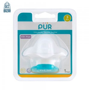 Pur Orthodontic Silicone Soother (3m+) 