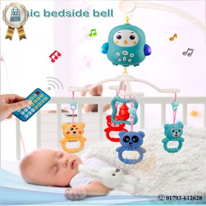 Educational Cot Mobile Happy Bed Bell Toy