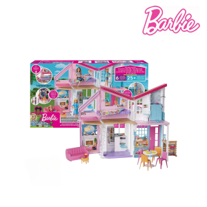  Barbie FXG57 Malibu House: Dream Big with This Transforming Dollhouse (2+ Stories & 25+ Accessories)