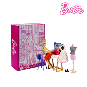 Barbie Fashion Designer Doll & Studio Playset with 25+ Accessories (HDY90)