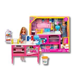 Barbie HJY19 Doll and Accessories It Takes Two Café