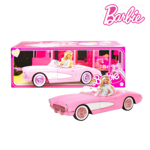 Barbie HPK02: Cruise in Style - Barbie The Movie Collectible Pink Corvette Convertible