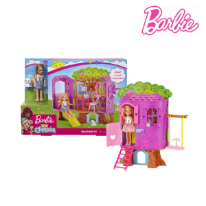 Barbie HPL70 Chelsea Treehouse Adventure Playset with Doll, Puppy & Accessories!