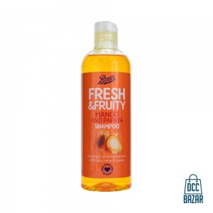 Boots Fresh & Fruity Mango & Papaya Shampoo- 500ml