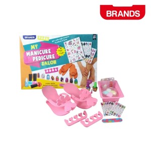 BRANDS 25 My Manicure Pedicure Salon: Pretend Spa Playset for Girls Ages 8+