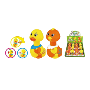 Colorful Press & Go Friction Animal Toy with Lights and Music