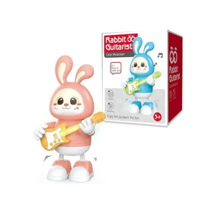 Dancing Guitarist Rabbit Toy - Lights, Music, Interactive Fun