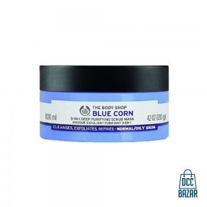 The Body Shop Blue Corn 3 In 1 Deep Cleansing Scrub Mask 100ml