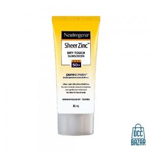 Neutrogena Sheer Zinc Dry Touch Sunscreen SPF50 - 80ml
