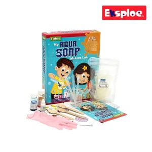 EKSPLOE 13025: My Aqua Soap Making Lab - Fun, Safe, All-Inclusive Soap Crafting for Kids
