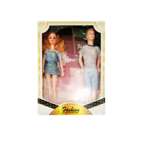 Fashion Doll Set for Kids - Boy and Girl Mini Dolls