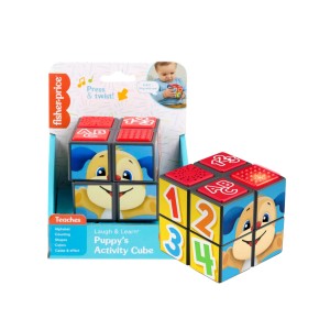 Fisher-Price HJN95 Laugh & Learn Puppy's Activity Cube: Classic Fun & Learning