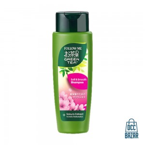 Follow Me Green Tea Soft & Smooth Shampoo- 320ml