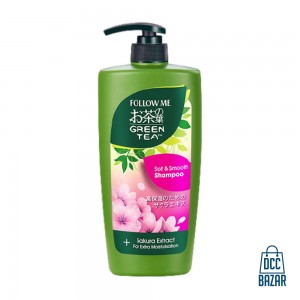 Follow Me Green Tea Soft & Smooth Shampoo- 650ml