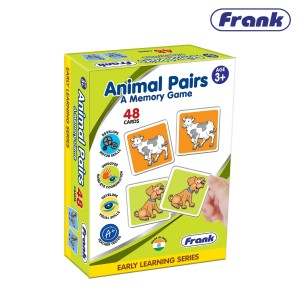 Frank Animal Pairs Memory Matching Game (Model 10116) for Ages 3+