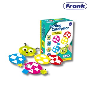 Frank Sorting Caterpillar Puzzle: Colorful Shapes & Early Learning Fun