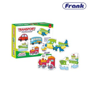 Frank Educational Take a Ride! Transport Puzzles (Model 33807) | Ages 3+