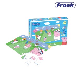 Frank 60411 Peppa Pig 60-Piece Cricket Game Jigsaw Puzzle - Ages 5+