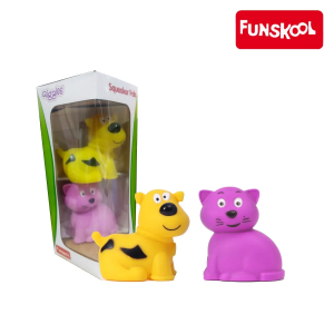 Funskool Giggles Pip Squeaks: Adorable Animal Sounds & Textures for Babies (0-3 Months)