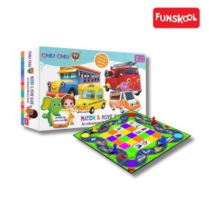 Funskool Chu Chu Match & Move: Memory & Fun on the Move! Board Game for Toddlers (3+)