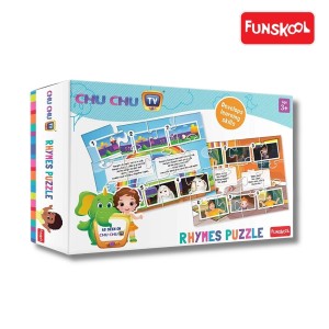 Funskool Chu Chu Rhyme Time Puzzle: Learning Through Play with Classic Nursery Rhymes (3 Years+)