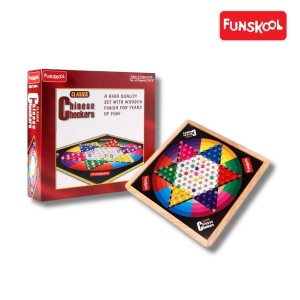 Funskool Classic Chinese Checkers: Race Your Marbles to Victory in a Star-Shaped Challenge!