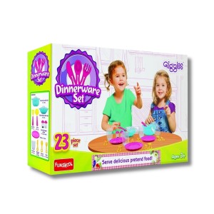 Funskool Play️ Dine!  Deluxe Dinnerware Party Set  -  35 Pieces for Endless Imaginative Play!