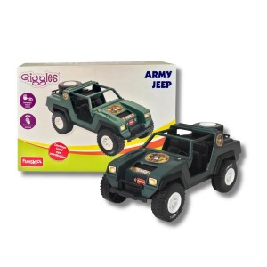 Funskool Giggles Army Jeep: Rev Up Imaginative Adventures (For Toddlers 3+)