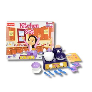 Funskool Giggles Kitchen Playset: Fuel Imagination & Role-Play Fun (Multiple Pieces)