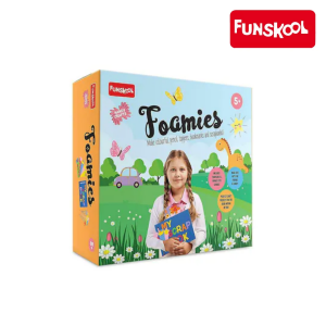 Funskool Handicrafts Foamies: DIY Craft Kit for Kids - Make Scrapbooks, Bookmarks & Pencil Toppers