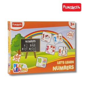 Funskool Play & Learn Numbers Puzzle: Counting Fun with Colorful Images!